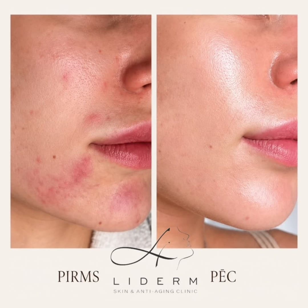 Результат — до и после в клинике LIDERM